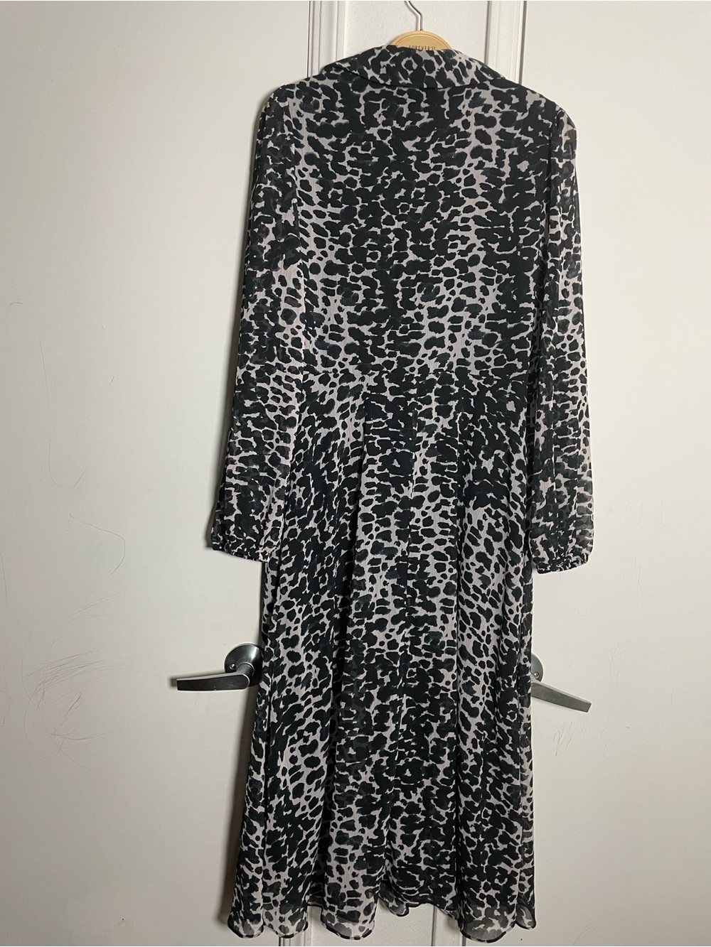 DKNY leopard print midi dress - Picture 2 of 7